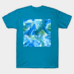 Vibrant Blue Tie-Dye T-Shirt